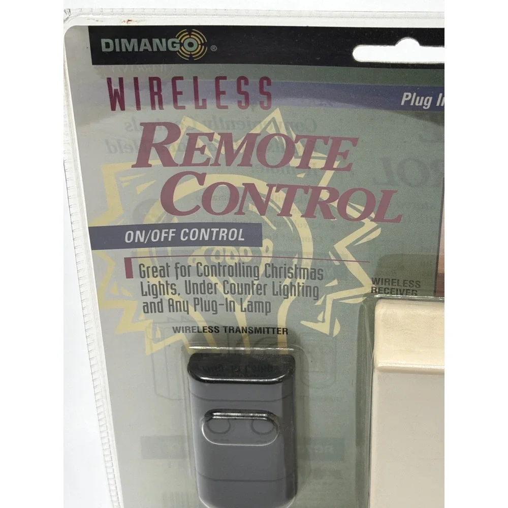 Dimango RC7000D Wireless Remote Control‎ On Off Outlet Receiver Transmitter 50ft
